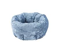 Scruffs Velvet Pet Bed, 45cm, Blue