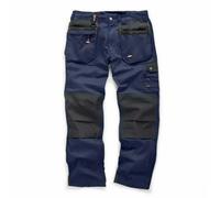 Scruffs Work Trousers Worker Plus Black / Navy - Flex Slim Fit Trouser Black