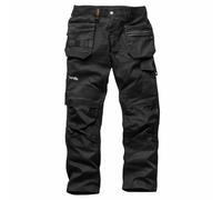 Scruffs Work Trousers Worker Plus Black / Navy - Flex Slim Fit Trouser Black