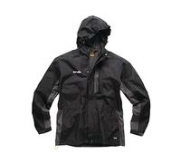 Scruffs Waterproof Lightweight Worker Jacket Black XXL Option: XXL