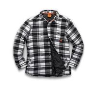 Scruffs Worker Padded Check Shirt Black/White - Checkered - XXL