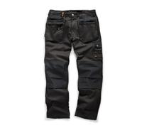 Scruffs Worker Plus Black Work Trousers With Holster Pockets Trade Hardwearing - 36In Waist - 30In Leg - Short
