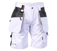 Scruffs Worker Plus Holster Shorts White - 36" W (T56712)