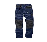 Scruffs Work Trousers Worker Plus Black / Navy - Flex Slim Fit Trouser Black