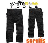 Scruffs Men's Worker Workwear Trousers, Black (Black 001), 34W Long UK