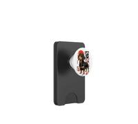 Scruffy Dachshund Urban Kawaii Dog Art PopSockets PopWallet for MagSafe