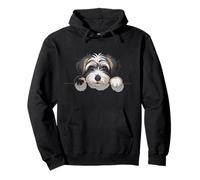 Scruffy Shaggy Cute Terrier Style Pup Pullover Hoodie