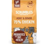 Scrumbles Adult and Senior Cats Dry Food, 750g