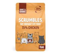 Scrumbles Chicken Dry Cat Food for Adult and Senior Cats - 750g