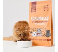 Scrumbles All Natural Dry Cat Food 75% Chicken High Protein for Adult & Senior Cats 2.5kg