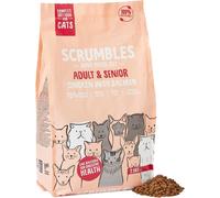 Scrumbles All Natural Dry Cat Food With Chicken and Fresh Salmon, High Protein Food for Adults And Seniors, 2.5 Kg,pink bag