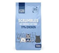 Scrumbles Kittens & Queens Chicken Dry Cat Food - 2.5kg