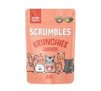 Scrumbles Chicken Krunchies, Pillow Cat Treats, 60g