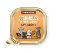 Scrumbles Chicken Natural Wet Dog Food, Grain Free Recipe with 65% Chicken and Slippery Elm, 12x 150g