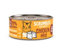 Scrumbles Wet Cat Jelly Chicken Flavour 80g - Natural - Grain Free - Slippery Elm For Digestive Health