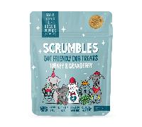 Scrumbles Christmas Turkey and Cranberry Dog Treats - 90g Bag