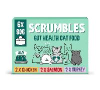 Scrumbles Classic Jelly Selection Adult Wet Cat Food - 6 x 80g