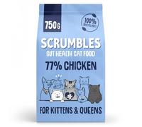 Scrumbles Complete Dry Kitten Food, Gluten Free Recipe, 750g,package may vary
