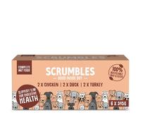 Scrumbles Complete Wet Dog Food Meat Multipack - 6 x 395g