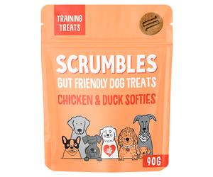 Scrumbles Dog Soft Treats Gut Friendly Chicken & Duck 90g