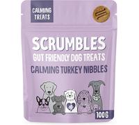Scrumbles Nibbles, 100% Natural, Calming Dog Treats, Grain Free Turkey Training Treats, 100g pouch