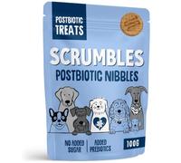 Scrumbles • Dog Treats • Hypoallergenic • All Lifestages • Chicken Postbiotic Snack • 100g Bag • Gut Friendly Postbiotics • Grain Free