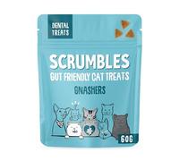 Scrumbles Gnashers for Cats, Chicken Dental Bites, 8 x 60g