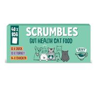 Scrumbles Grain Free Wet Cat Gravy Recyclable Pouch Selection 40pk