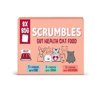 Scrumbles Grain Free Wet Cat Jelly Fish Pouch Selection 8x85g