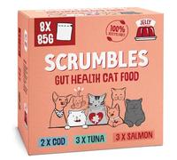 Scrumbles Grain Free Wet Cat Jelly Fish Selection 32x85g