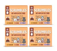 Scrumbles Grain Free Wet Cat Jelly Meat Pouch Selection 32x85g