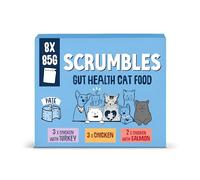 Scrumbles Grain Free Wet Cat Pate Pouch Selection 8x85g