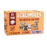 Scrumbles Gut Health Meat Multipack Wet Dog Food - 6 x 150g