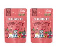 Scrumbles Krunchies Cat Treats Turkey Christmas 60g (Pack of 2)