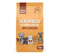 Scrumbles Natural Dry Dog Food, Gluten Free Recipe With Fresh Chicken, For Adults And Senior Breeds, 7.5Kg Bag