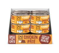 Scrumbles Natural Wet Cat Food, Chicken Pate 18x 80g