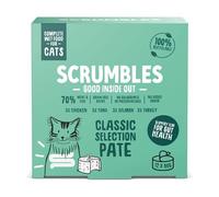 Scrumbles Natural Wet Cat Food, Pate Selection 12x 80g