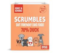 Scrumbles Natural Wet Dog Food, Grain Free Recipe with 70% Duck and Slippery Elm, 7x 395g