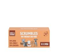 Scrumbles Grain Free Variety Packs Wet Dog Food - Chicken, Duck, Turkey (6 x 395g)