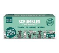 Scrumbles Natural Wet Dog Food Multipack, 6x 395g