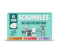 Scrumbles Grain Free Variety Packs Wet Dog Food - Chicken, Salmon, Turkey (6 x 395g)