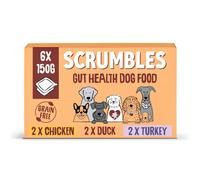 Scrumbles Natural Wet Dog Food Multipack, Grain Free, 6x 150g