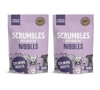 Scrumbles Nibbles, 100% Natural, Calming Dog Treats, Grain Free Turkey Training Treats, 100g pouch (Pack of 2)