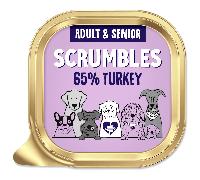 Scrumbles Turkey Adult and Senior Wet Dog Food - 12 x 150g