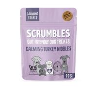Scrumbles Nibbles, 100% Natural, Calming Dog Treats, Grain Free Turkey Training Treats, 100g pouch