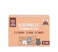Scrumbles Meat in Jelly Variety Pack Wet Cat Food - 6 x 80g
