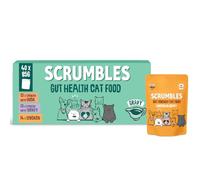Scrumbles • Wet Cat Mega Pouches • Gravy • Hypoallergenic • All Lifestages • 14xChicken • 13 x Chicken with Turkey • 13x Chicken with Duck • 40 Pouches (85g) • 80%+ Meat • Prebiotics • Mega Pack
