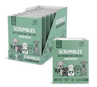 Scrumbles • Wet Dog Food • Hypoallergenic • All Lifestages • Grain Free Plant-Based Veggie • 2.76kg (7 Trays x 395g) • Natural Complete Adult Recipe • Gut Friendly Prebiotics