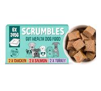 Scrumbles Grain Free Variety Packs Wet Dog Food - Chicken, Salmon, Turkey (6 x 395g)