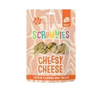 Scrummies Cheesy Cheese Dog Treats Oven Baked Bite Size Training Treats, Gluten Free, No Added Sugar, Low in Fat Healthy Cheese Flavour Treats for Dogs 12+ Weeks| 100g
